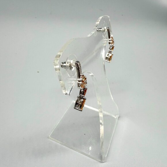 New Karis STS Teardrop Crystal Earrings 925 Post Only - Picture 4 of 5